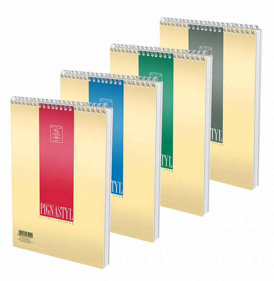 BLOC NOTES SPIRA A5 80 FILE ARITMETICA STYLE PIGNA BLOC NOTES SPIRA A5 80 FILE ARITMETICA STYLE PIGNA